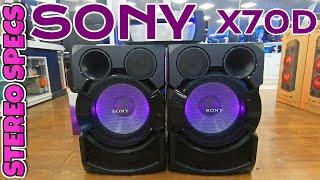 SONY SHAKE X70D | BIG BASS | MAX LEVEL | FIESTA MODE | DEEP REVIEW