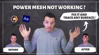 How to Fix Mocha Pro Power Mesh not Tracking in After Effects