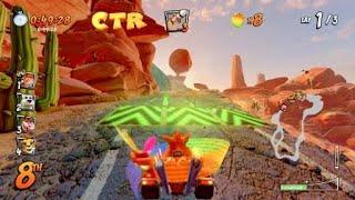 Dingo Canyon - All CTR Challenge Token Letter Locations - Crash Team Racing Nitro-Fueled