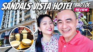 Bao Loc vlog |24 hours of tea tasting and fun at Sandals Vista Hotel 4 Bao Loc|La Mia travel review