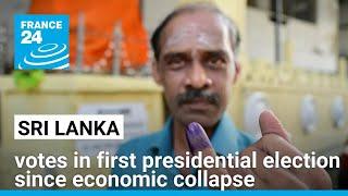 Voting under way in first Sri Lanka election since economic collapse • FRANCE 24 English