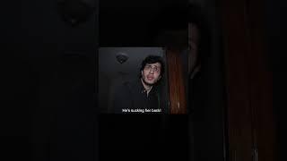 We caught him doing this to his mom #scary