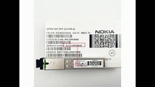 Nokia 3FE46541AA 3FE46541AAAA GPON ONT SFP G-010S-A BVL3A8JNAA