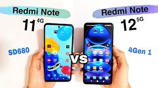 Redmi Note 11 vs Redmi Note 12 5g  Global Speed Test & Comparison | No Upgrade 