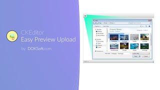 CKEditor Easy Preview Upload demo