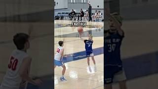 3 Pointers BUT they get increasingly FARTHER!