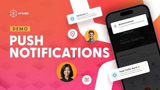 vFairs Demo: Push Notifications