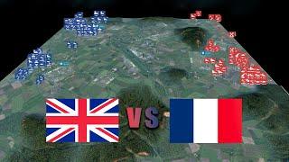 25.000 BRITISH ARMY vs 25.000 FRENCH ARMY | WARNO