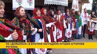 Лучших аграриев Гомельщины чествовали на  «Дожинках» в Брагине