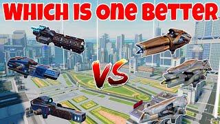 WR Nucleon Atomizer Quarker VS Subduer Damper Tamer Weapon Comparison |WAR ROBOTS|