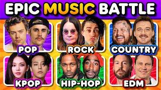 POP vs ROCK vs COUNTRY vs KPOP vs HIP-HOP vs EDM  Epic 6 Genre Battle | Save One Song