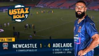 LIRIDON KRASNIQI | Second Appearance for Newcastle Jets vs Adelaide United