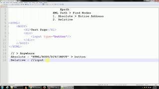 Xpath Basic | Absolute Xpath - Selenium WebDriver Tutorial 8