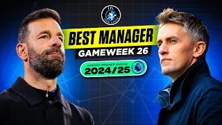 Best Assistant Manager | TABLE BONUS HOT STREAK | GW26 | FPL 2024/25