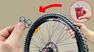 Nobody believed in it, but it really works! How to fix a flat bike tire? ‍️