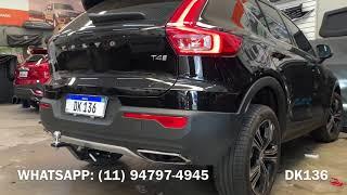 Volvo XC40 - Engate Volvo XC40 - Engate Reforçado - Transbike Thule Jetbag Express - Dk136