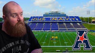 Aussie Reacts to American Athletic Conference College Football Stadiums