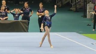 Elena Colas  - GOLD  AA - 13,033 Floor - Sol - Junior European championships 2024