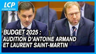 Budget 2025 : audition d'Antoine Armand et Laurent Saint-Martin (avec chapitrage) - 11/10/2024