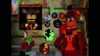 Roblox Fazbear's Revamp Roleplay 1 ALL BADGES But Pirate Foxy And Ones That Are Discontinued