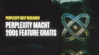 Kostenlose Alternative zu ChatGPT Pro | Perplexity Deep Research: KI-Recherche Agent im Ersteindruck