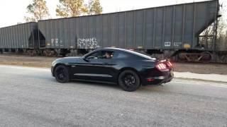 2017 mustang gt line lock burnout.