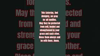 #saturdayprayer #saturdaydevotional #prayerforfamily #devotioneveryday #dailyoffering #frbyron #hope