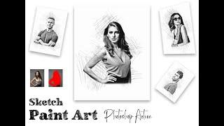 Sketch Paint Art Photoshop Action