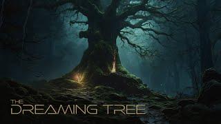 THE DREAMING TREE  |  Relaxing Futuristic Ambient with Immersive 3D Rain [4K] RELAX | STUDY | SLEEP