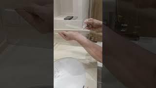 ЖК Мытищи Холл, монтаж столешницы в ванную комнату #столешницавванную #монтаж  #аркиловыйкамень