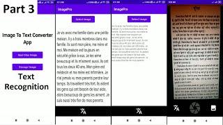 Text Recognition App | ML Kit | OpenCV | Android Studio | Part 3: Recognize Text From Image