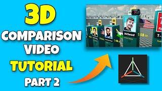 3d comparison video kaise banaye Part 2 | How to Make Comparison Video