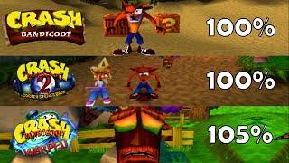 The Crash Bandicoot Trilogy - 305% Longplay