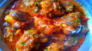 spicy pork leg curry/Desi style pork leg recipe.