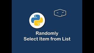 randomly select item from list in python 