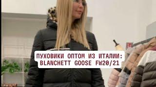 Пуховики оптом из Италии: Blanchett Goose FW2020-21