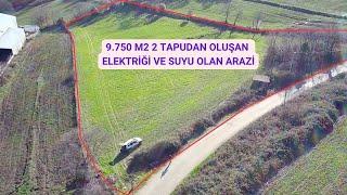 SATILIK 9.750 M2 2 TAPUDAN OLUŞAN ELEKTRİĞİ VE SUYU OLAN MUHTEŞEM ARAZİ FİYAT 5.800.000 TL