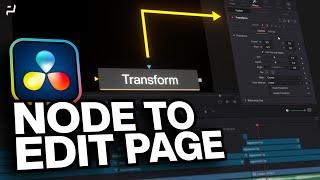 DaVinci Resolve | Putting Original Fusion Nodes on Edit Page