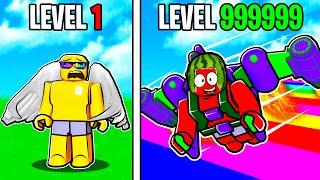 LEVEL 1 to LEVEL 99999 in ROCKET WINGS ROBLOX