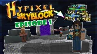 Exploring the Hub | Hypixel Skyblock Ep1