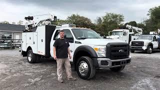 For Sale @ LewisTrucks.com 2015 F-550 Summit 6620 4x4 Powerstroke 25k Miles Mechanics Service Truck