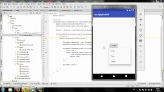 Create Popup Menu in Android Studio