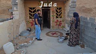 Juda making dough for Mr. Engineer