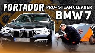 Fortador Pro+ Transforms BMW 7 Series - Unleashing Steam Power || #carwash #detailing