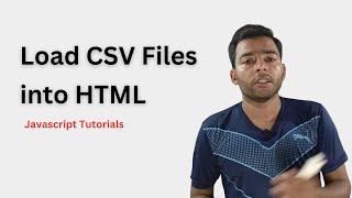  JavaScript Tutorial: Load CSV File Data into HTML Table [2022] | Step-by-Step Guide