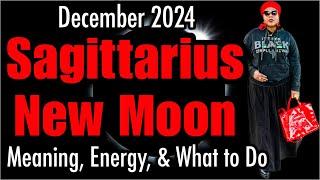 New Moon in Sagittarius: Energy, What to Do, Money Manifestation, Journal Prompts, Crystals, & More