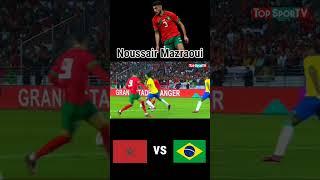 Noussair Mazraoui • Morocco vs Brazil