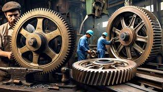 Huge Machinery Paper Mill  Industrial Gear Girari Manufacturing Process In The Largest Factory