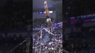 Shilese Jones is AMAZING on uneven bars #gymnast #sports #parisolympics #olympics #bars