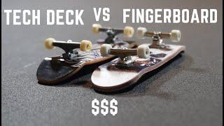 Tech Deck VS Fingerboard (setup)